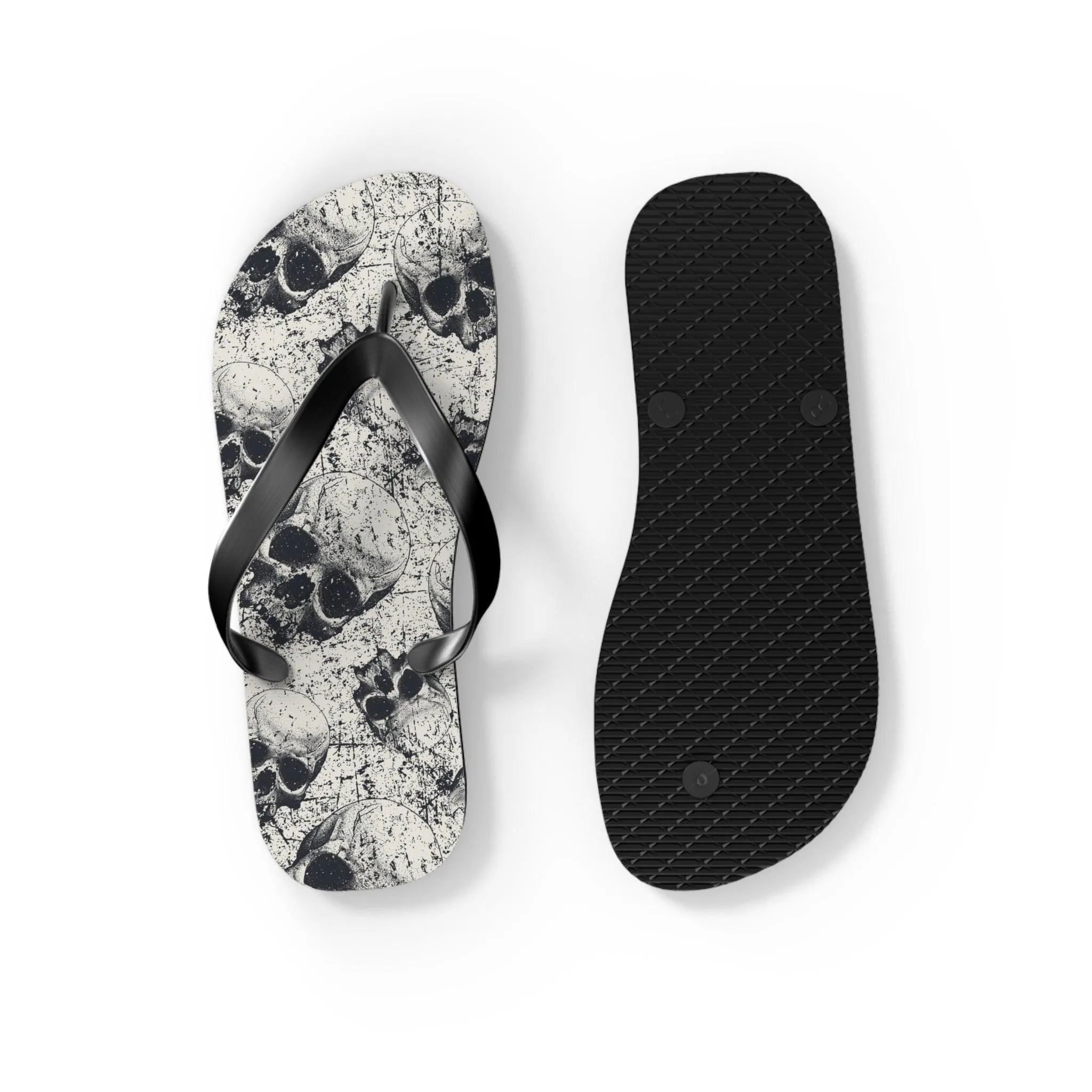 Ancient Skulls Flip Flops