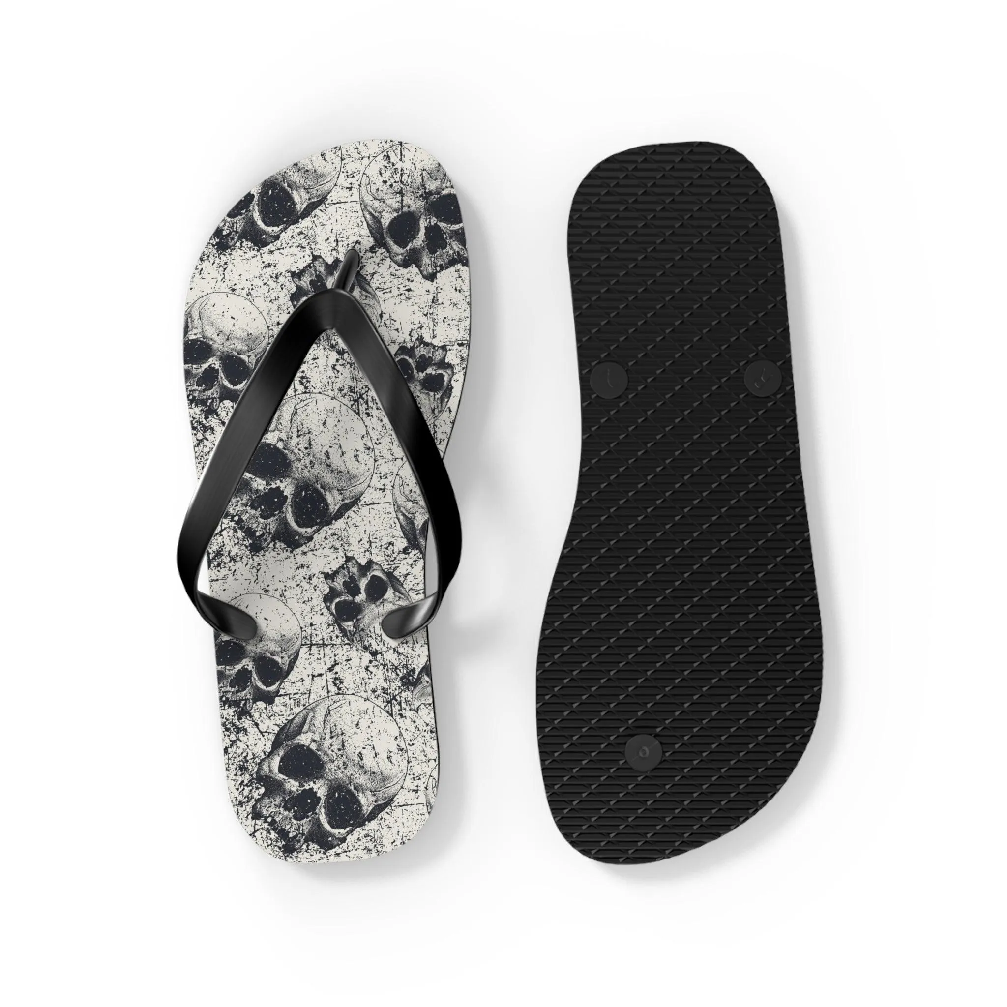 Ancient Skulls Flip Flops