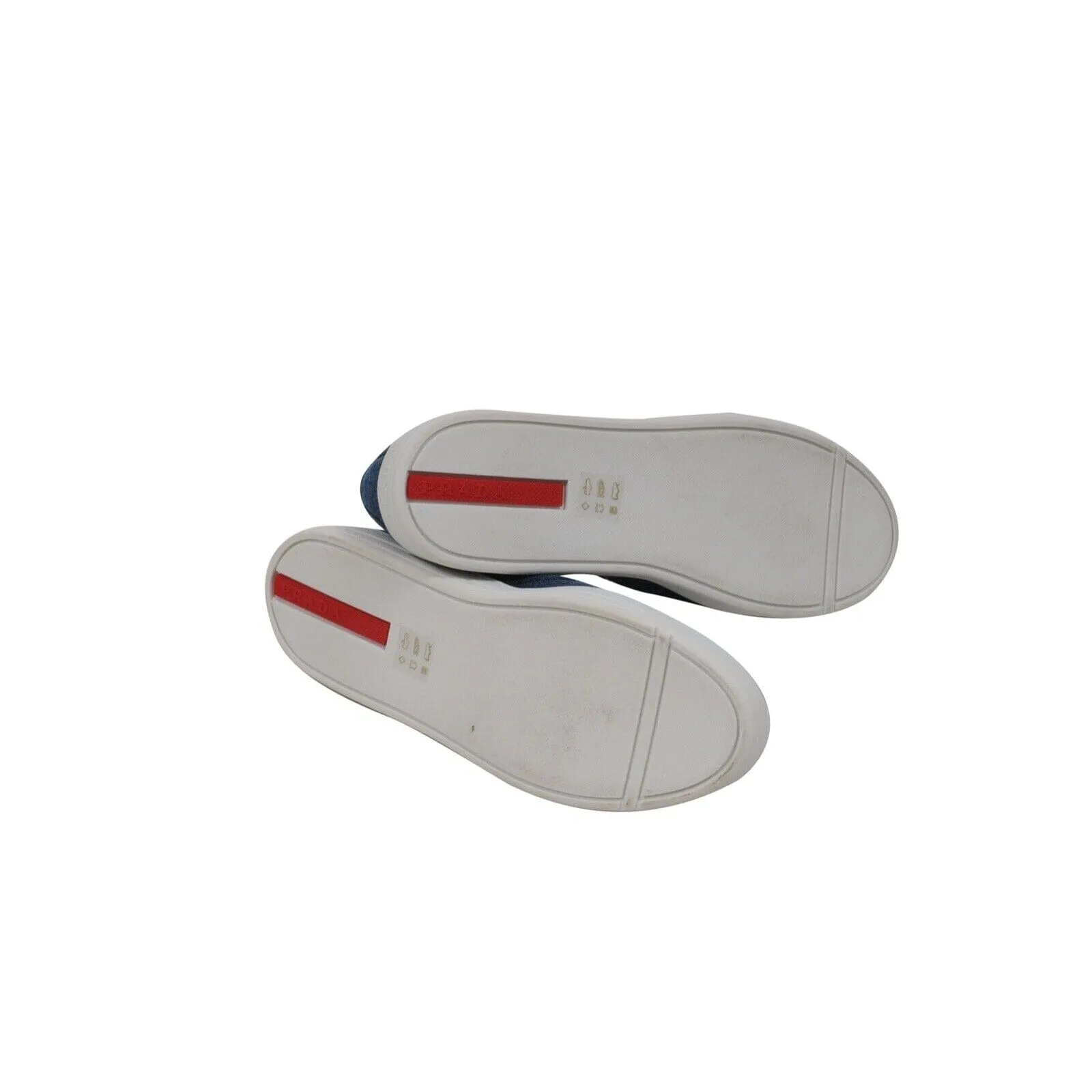 Blue Denim Canvas Slip On Sneakers