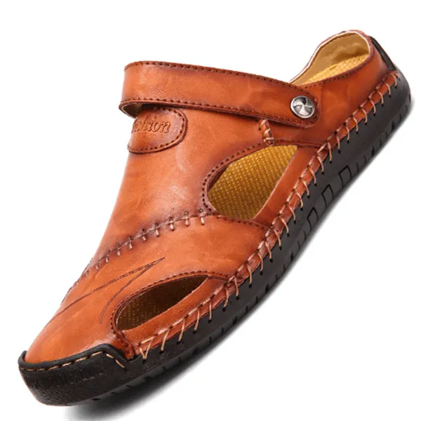 Chris™ | Orthopaedic leather sandals