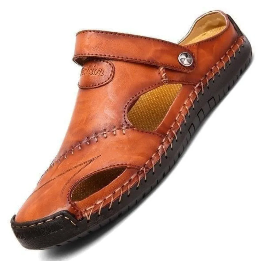 Chris™ | Orthopaedic leather sandals