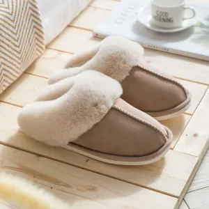 Comfortable Warm Lightweight Winter Soft Sherpa Fleece Home Slippers
