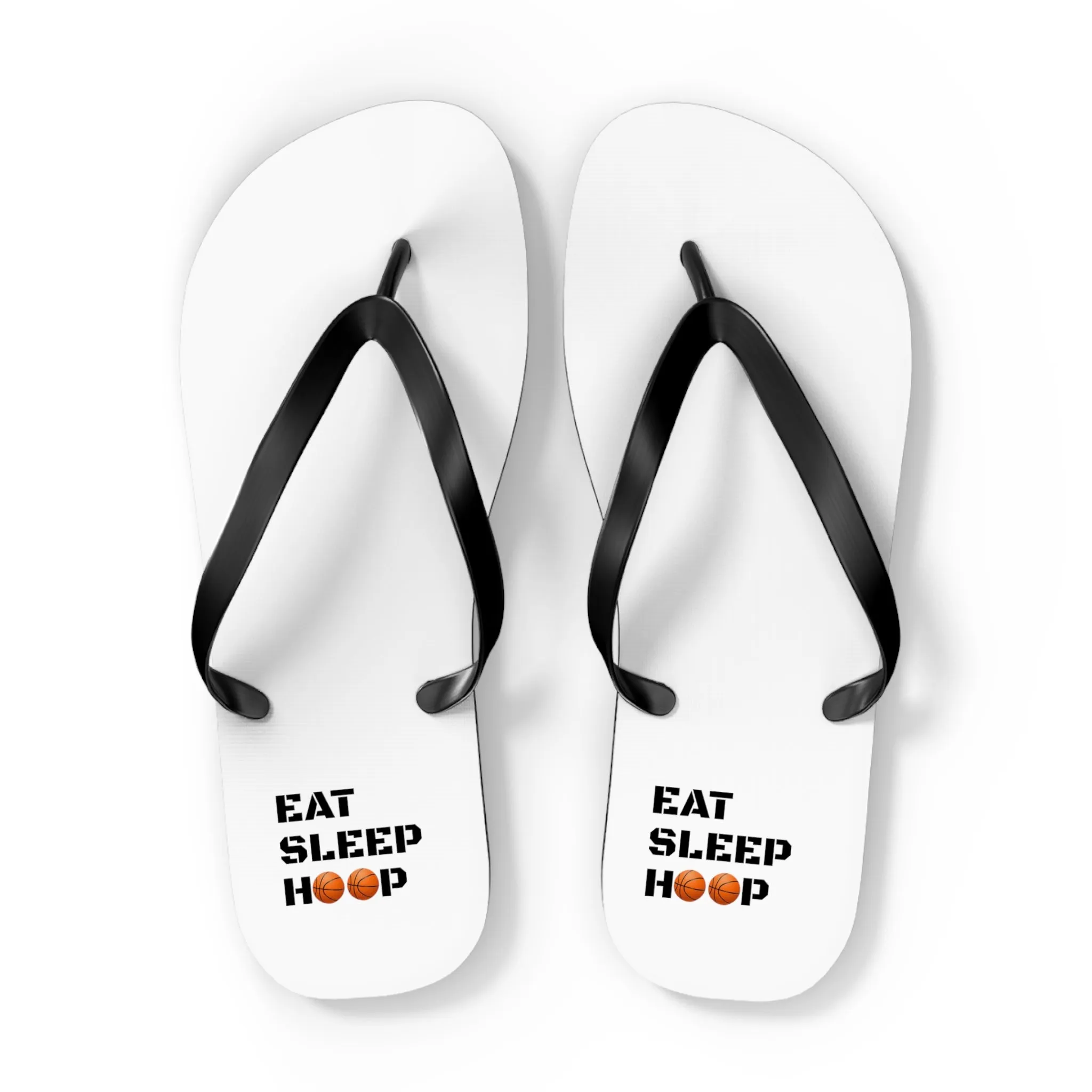 Eat Sleep Hoop Flip Flops
