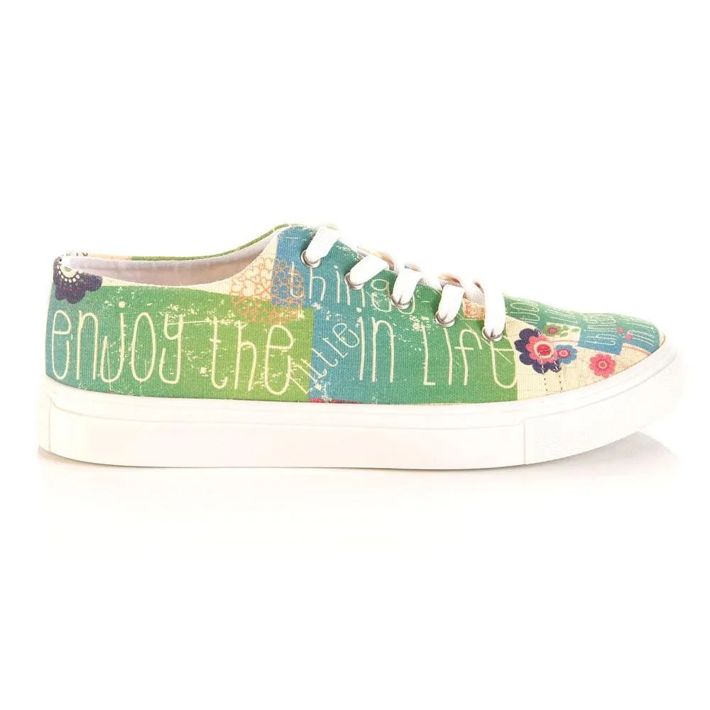 Flowers Slip on Sneakers Shoes SPR5406