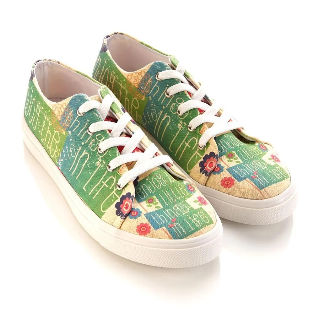 Flowers Slip on Sneakers Shoes SPR5406