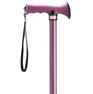 MAGENTA OVERMOLD ERGONOMIC GRIP ADJUSTABLE CANE