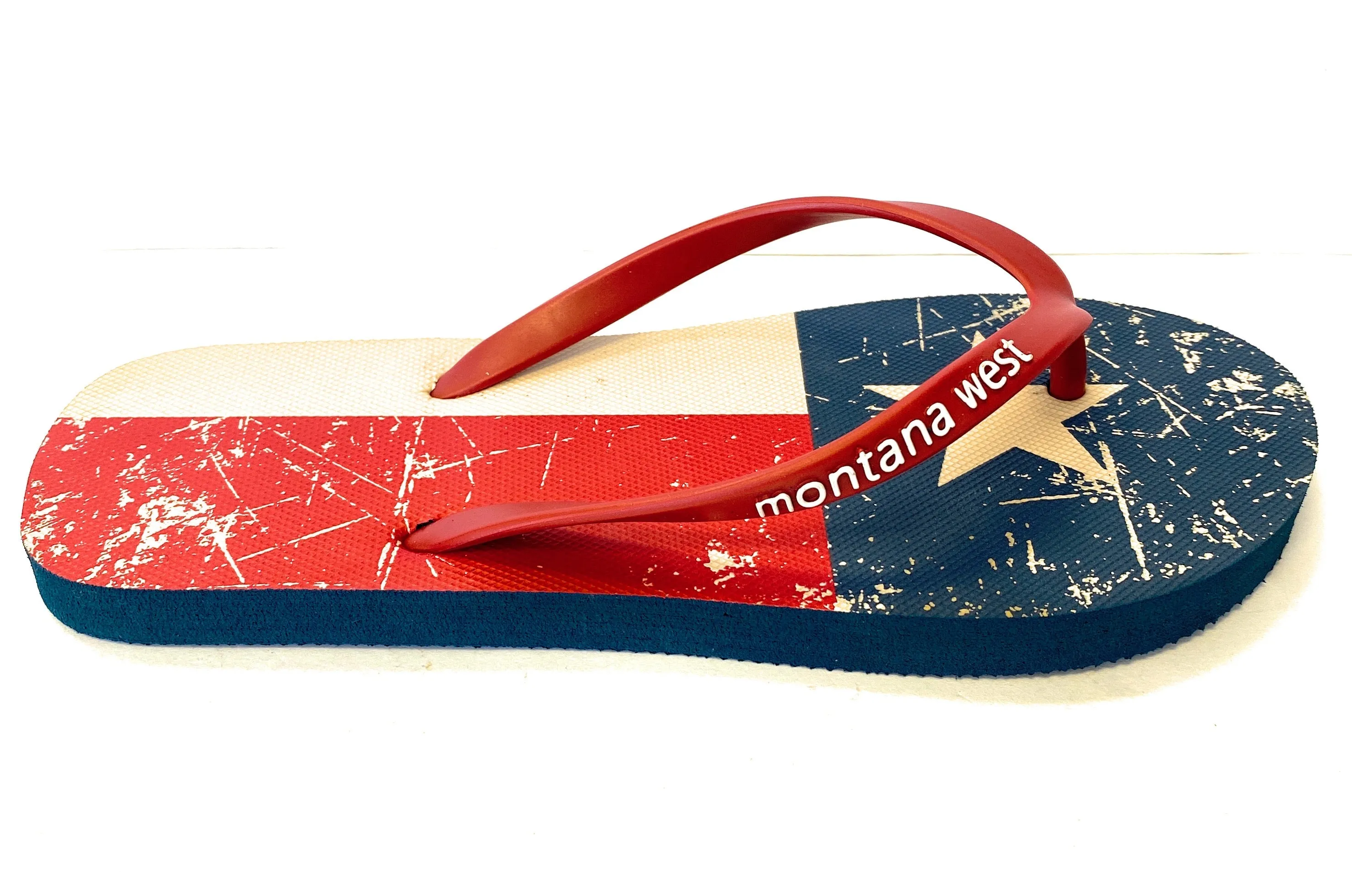 Montana West Texas Pride Flip Flops