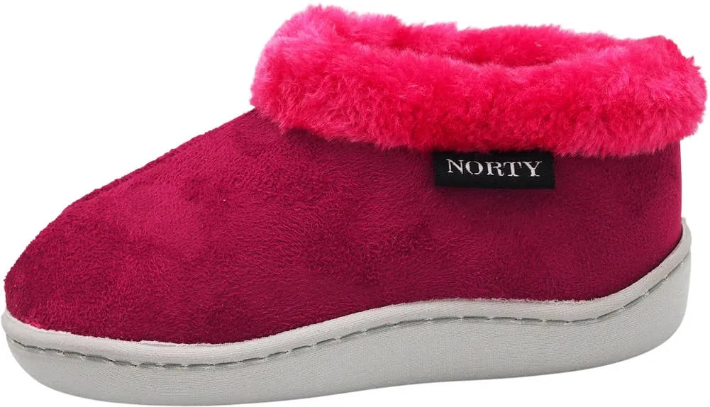 NORTY Tod Girl 5-10 Magenta Slippers 17308