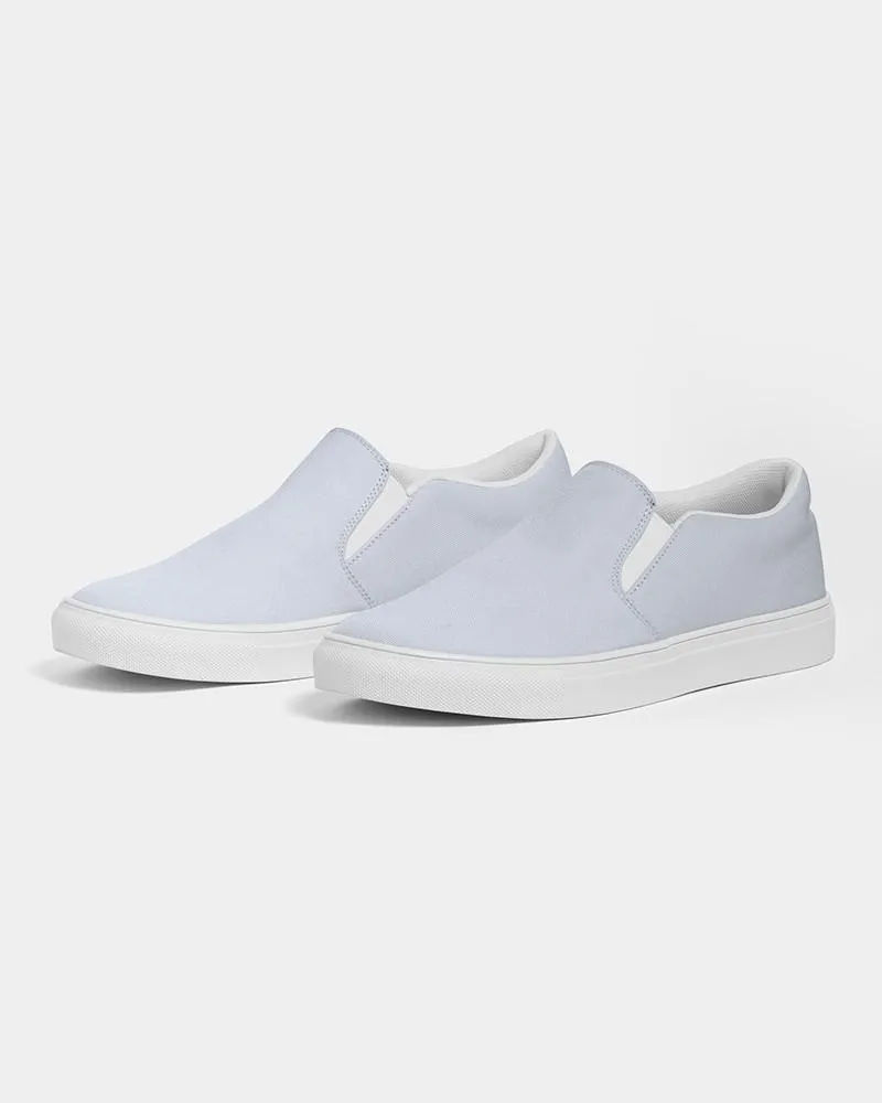 Pale Blue Slip-On Canvas Sneakers | Women's | Bright Pale Blue | C10M5Y0K0
