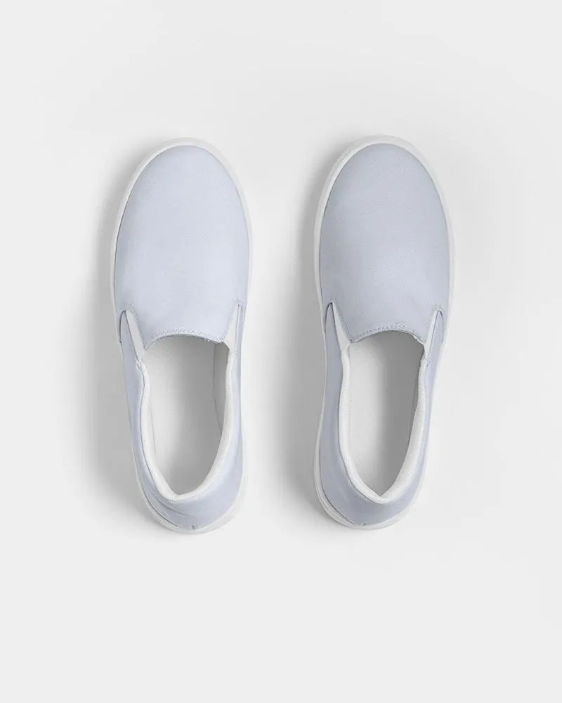 Pale Blue Slip-On Canvas Sneakers | Women's | Bright Pale Blue | C10M5Y0K0