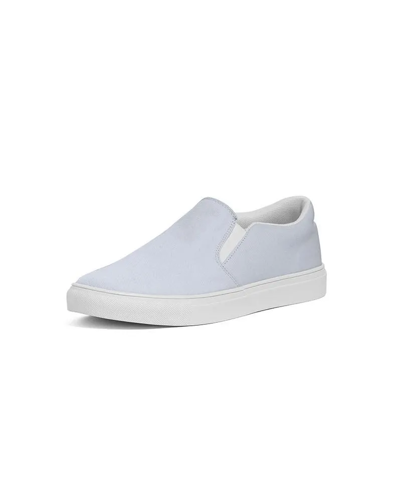 Pale Blue Slip-On Canvas Sneakers | Women's | Bright Pale Blue | C10M5Y0K0