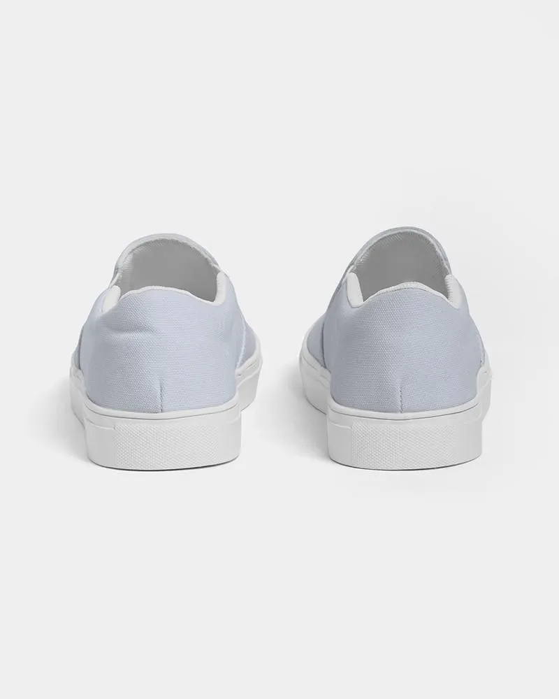 Pale Blue Slip-On Canvas Sneakers | Women's | Bright Pale Blue | C10M5Y0K0
