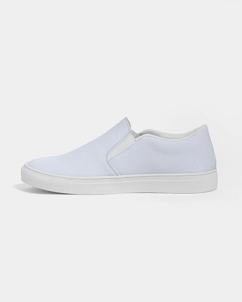 Pale Blue Slip-On Canvas Sneakers | Women's | Bright Pale Blue | C10M5Y0K0