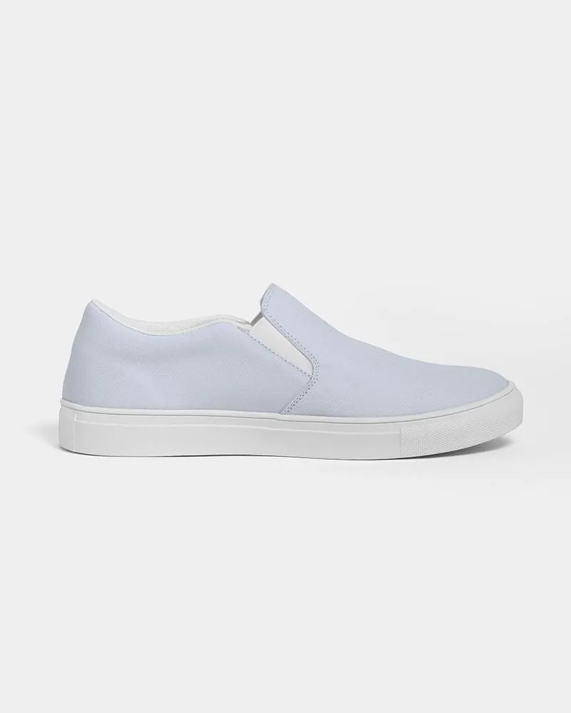 Pale Blue Slip-On Canvas Sneakers | Women's | Bright Pale Blue | C10M5Y0K0