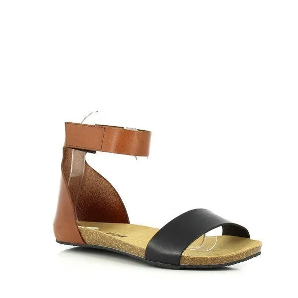 Plakton 575130 Black and Brown Women's Sandals