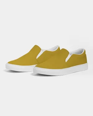 Shaded Yellow Slip-On Canvas Sneakers | Men's | C0M25Y100K30