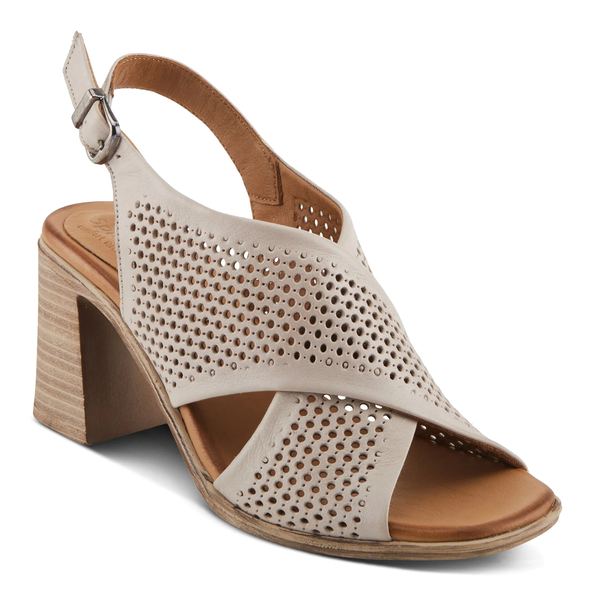 Spring Step Shoes Luanca Sandals Women's Leather 3" Heel