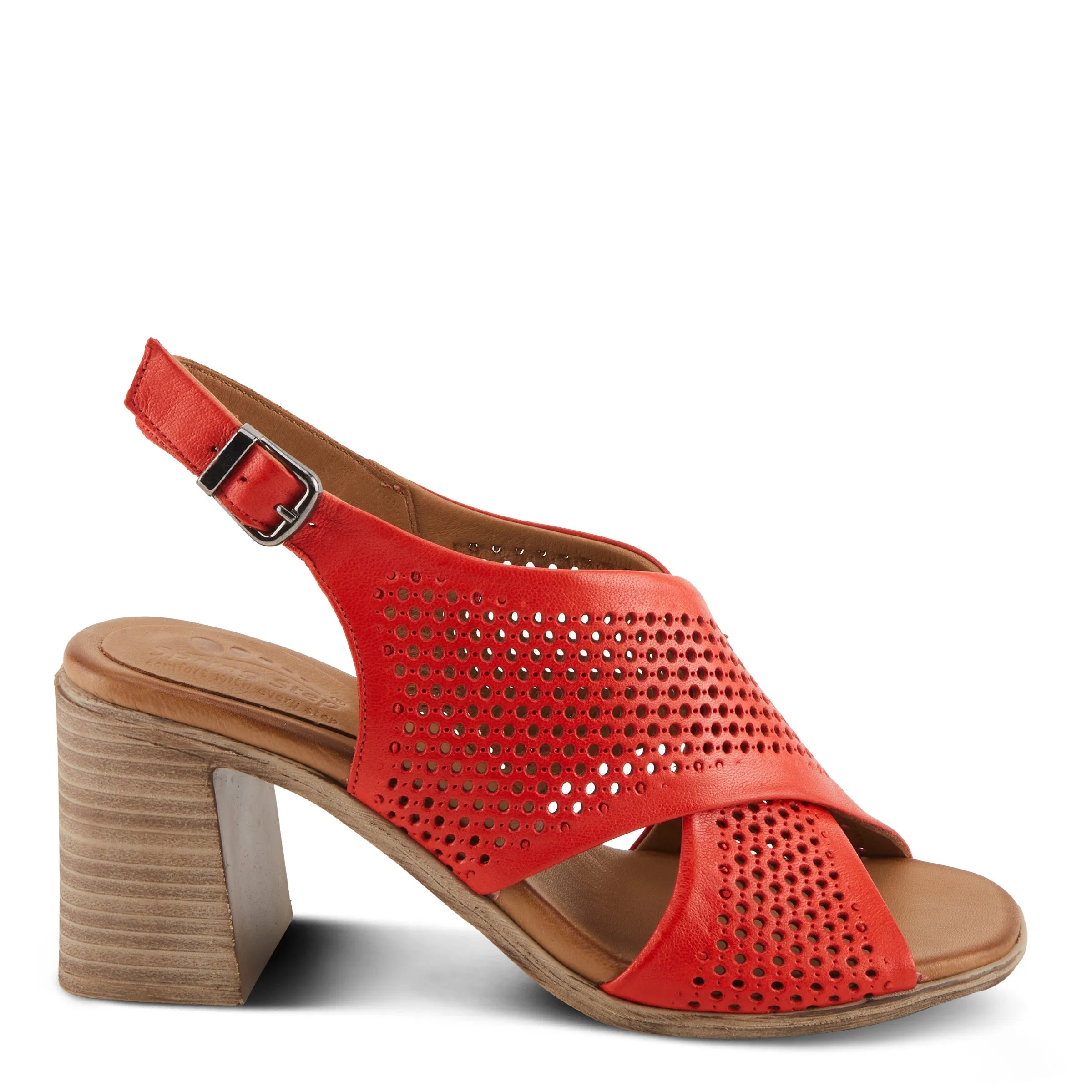 Spring Step Shoes Luanca Sandals Women's Leather 3" Heel