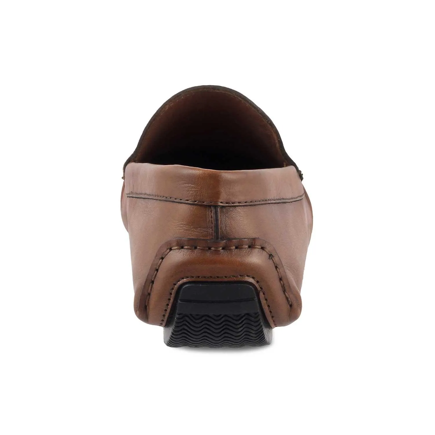 The Kloaf Brown Men's Leather Driving Loafers Tresmode