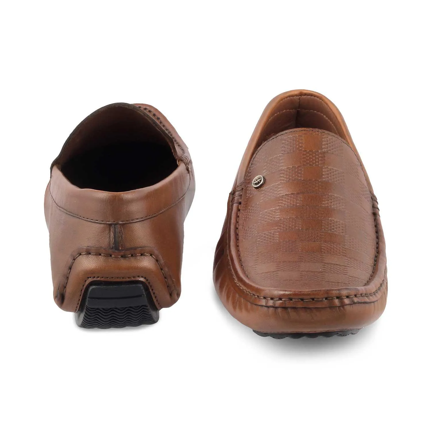 The Kloaf Brown Men's Leather Driving Loafers Tresmode