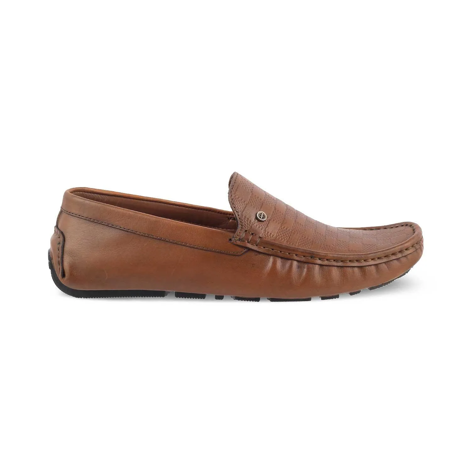 The Kloaf Brown Men's Leather Driving Loafers Tresmode