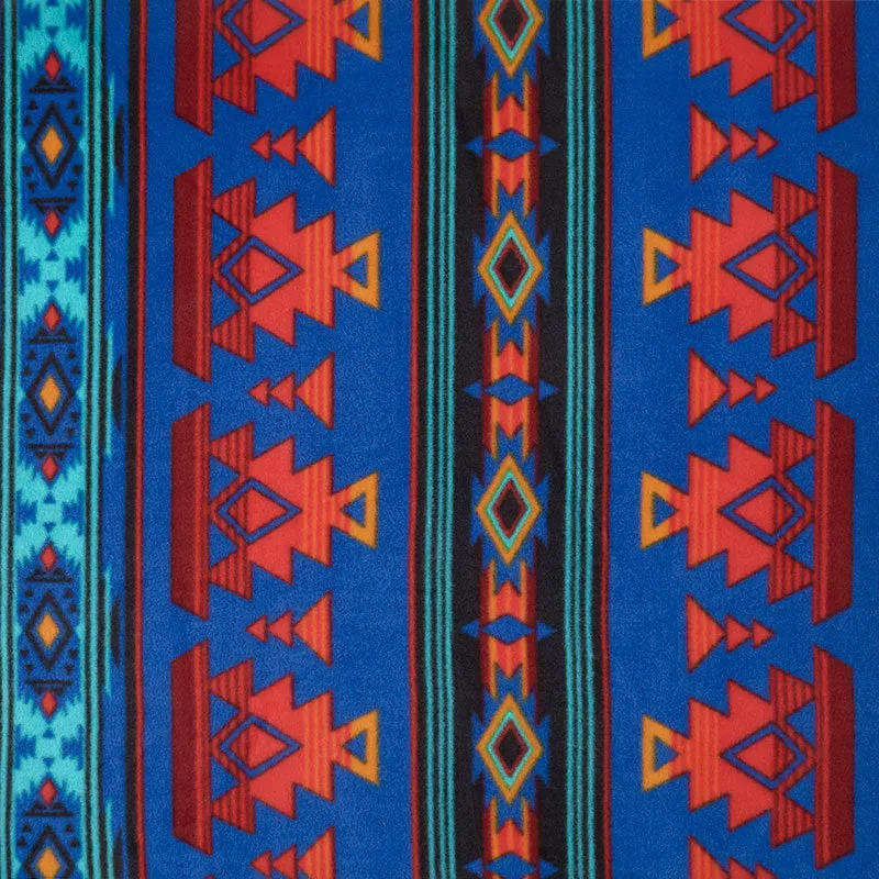 Winterfleece Prints - Heirloom Cobalt Yardage