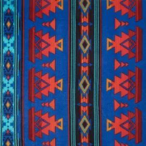 Winterfleece Prints - Heirloom Cobalt Yardage